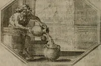 An illustration from Des wereldts proef-steen ofte De ydelheydt door de waerheyd beschuldight ende overtuyght van valscheydt (1643)