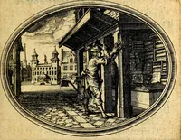 Picture 18 of 75 from Des wereldts proef-steen, ofte, De ydelheydt door de waerheyd beschuldight ende overtuyght van valscheydt (1643), leaf 104