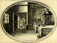 An illustration from Des wereldts proef-steen, ofte, De ydelheydt door de waerheyd beschuldight ende overtuyght van valscheydt (1643)