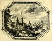 An illustration from Des wereldts proef-steen, ofte, De ydelheydt door de waerheyd beschuldight ende overtuyght van valscheydt (1643)