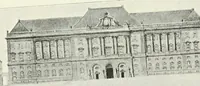 An illustration from Det danske slot, kongens, rigets, rettens, folkets : om projekterne til Kristiansborgs genopførelse (1905)