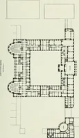 An illustration from Det danske slot, kongens, rigets, rettens, folkets : om projekterne til Kristiansborgs genopførelse (1905)