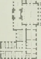 An illustration from Det danske slot, kongens, rigets, rettens, folkets : om projekterne til Kristiansborgs genopførelse (1905)