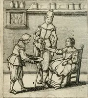 An illustration from Deugden-spoor; in de on-deughden des werelts aff-gebeeldt (1645)