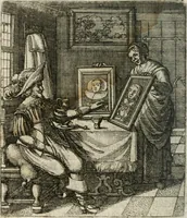 An illustration from Deugden-spoor; in de on-deughden des werelts aff-gebeeldt (1645)