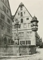 An illustration from Deutsche Baukunst des Mittelalters und der Renaissance : Old German architecture: Ancienne architecture Allemande (1920)
