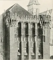 An illustration from Deutsche Baukunst des Mittelalters und der Renaissance : Old German architecture: Ancienne architecture Allemande (1920)