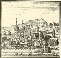 An illustration from Deutsche Baukunst des Mittelalters und der Renaissance : Old German architecture: Ancienne architecture Allemande (1920)