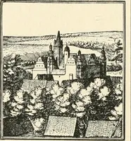 An illustration from Deutsche Baukunst des Mittelalters und der Renaissance : Old German architecture: Ancienne architecture Allemande (1920)