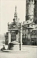 An illustration from Deutsche Baukunst des Mittelalters und der Renaissance : Old German architecture: Ancienne architecture Allemande (1920)