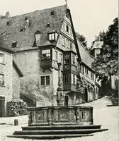 An illustration from Deutsche Baukunst des Mittelalters und der Renaissance : Old German architecture: Ancienne architecture Allemande (1920)