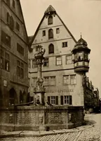An illustration from Deutsche Baukunst des Mittelalters und der Renaissance = old German architecture (1922)