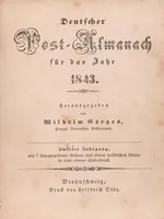 An illustration from Deutscher post-almanach für das jahr .. (1842)