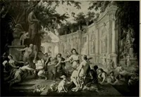 An illustration from Deutsches barock und rokoko : herausgegeben im anschluss an die Jahrhundert-ausstellung deutscher kunst 1650-1800, Darmstadt, 1914 (1914)