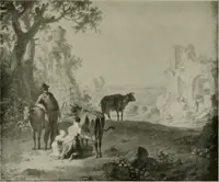 An illustration from Deutsches barock und rokoko : herausgegeben im anschluss an die Jahrhundert-ausstellung deutscher kunst 1650-1800, Darmstadt, 1914 (1914)