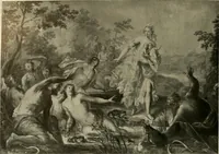 An illustration from Deutsches barock und rokoko : herausgegeben im anschluss an die Jahrhundert-ausstellung deutscher kunst 1650-1800, Darmstadt, 1914 (1914)