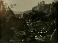 An illustration from Deutsches barock und rokoko : herausgegeben im anschluss an die Jahrhundert-ausstellung deutscher kunst 1650-1800, Darmstadt, 1914 (1914)