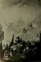 An illustration from Deutsches barock und rokoko : herausgegeben im anschluss an die Jahrhundert-ausstellung deutscher kunst 1650-1800, Darmstadt, 1914 (1914)