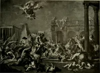 An illustration from Deutsches barock und rokoko : herausgegeben im anschluss an die Jahrhundert-ausstellung deutscher kunst 1650-1800, Darmstadt, 1914 (1914)