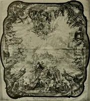 An illustration from Deutsches barock und rokoko : herausgegeben im anschluss an die Jahrhundert-ausstellung deutscher kunst 1650-1800, Darmstadt, 1914 (1914)