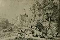 An illustration from Deutsches barock und rokoko : herausgegeben im anschluss an die Jahrhundert-ausstellung deutscher kunst 1650-1800, Darmstadt, 1914 (1914)