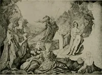 An illustration from Deutsches barock und rokoko : herausgegeben im anschluss an die Jahrhundert-ausstellung deutscher kunst 1650-1800, Darmstadt, 1914 (1914)