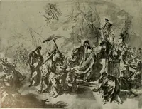 An illustration from Deutsches barock und rokoko : herausgegeben im anschluss an die Jahrhundert-ausstellung deutscher kunst 1650-1800, Darmstadt, 1914 (1914)
