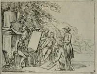 An illustration from Deutsches barock und rokoko : herausgegeben im anschluss an die Jahrhundert-ausstellung deutscher kunst 1650-1800, Darmstadt, 1914 (1914)