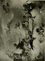 An illustration from Deutsches barock und rokoko : herausgegeben im anschluss an die Jahrhundert-ausstellung deutscher kunst 1650-1800, Darmstadt, 1914 (1914)