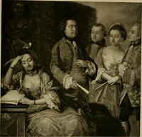 An illustration from Deutsches barock und rokoko : herausgegeben im anschluss an die Jahrhundert-ausstellung deutscher kunst 1650-1800, Darmstadt, 1914 (1914)