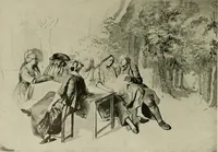 An illustration from Deutsches barock und rokoko : herausgegeben im anschluss an die Jahrhundert-ausstellung deutscher kunst 1650-1800, Darmstadt, 1914 (1914)