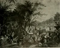 An illustration from Deutsches barock und rokoko : herausgegeben im anschluss an die Jahrhundert-ausstellung deutscher kunst 1650-1800, Darmstadt, 1914 (1914)