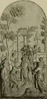 An illustration from Deutsches barock und rokoko : herausgegeben im anschluss an die Jahrhundert-ausstellung deutscher kunst 1650-1800, Darmstadt, 1914 (1914)