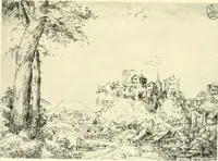 Picture 79 of 112 from Deutsche Zeichner von der Gotik bis zum Rokoko (1921), leaf 136