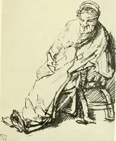 Picture 95 of 112 from Deutsche Zeichner von der Gotik bis zum Rokoko (1921), leaf 154
