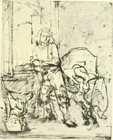 Picture 104 of 112 from Deutsche Zeichner von der Gotik bis zum Rokoko (1921), leaf 162