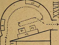 An illustration from Deux heures au Musee du Louvre (peinture) = Two hours at the Louvre (painting) (1912)