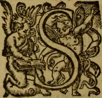 An illustration from Deux traitez de ce tems : le 1. est de l'impossibilité & impertinence du Concile, tel qu'il a esté demandé par requeste au roy, & des inconveniens qui en pourroient arriver : le 2. est vn discours sur l'histoire de l'Eglise ancienne, et estat des gaules, écrite par S. Gregoire E. de Tours, où sont decidees les principales controverses par les peres de quatre or six premiers siecles (1614)