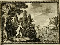An illustration from De veldgezangen van Thyrsis : gesierd met toegepaste zinneminnebeelden (1702)