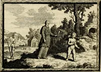 An illustration from De veldgezangen van Thyrsis : gesierd met toegepaste zinneminnebeelden (1702)