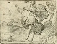 Picture 56 of 80 from De vernieuwde gulden winckel der kunstliebende Nederlanders : waer in den mensche door poëtische, historische en morale leeringen, vertoont wort, hoedanigh hy zijn leven, handel ende wandel, zedighlijck, eerbaerlijck en vermakelijck sal overbrengen : hier is by ghevoeght het tweede deel, waer in 't vvelvaren der vereenighde Nederlanden, en de droeve vvtvaert van Henricus de Grote, coningh van Vranckrijck en Navarre, &c. : nessens andere stichtelijcke dinghen, den konst-beminders worden voor oogen ghestelt (1622), leaf 117