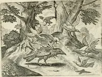 Picture 69 of 80 from De vernieuwde gulden winckel der kunstliebende Nederlanders : waer in den mensche door poëtische, historische en morale leeringen, vertoont wort, hoedanigh hy zijn leven, handel ende wandel, zedighlijck, eerbaerlijck en vermakelijck sal overbrengen : hier is by ghevoeght het tweede deel, waer in 't vvelvaren der vereenighde Nederlanden, en de droeve vvtvaert van Henricus de Grote, coningh van Vranckrijck en Navarre, &c. : nessens andere stichtelijcke dinghen, den konst-beminders worden voor oogen ghestelt (1622), leaf 143