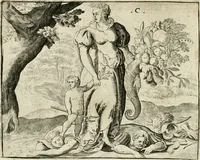 Picture 14 of 80 from De vernieuwde gulden winckel der kunstliebende Nederlanders : waer in den mensche door poëtische, historische en morale leeringen, vertoont wort, hoedanigh hy zijn leven, handel ende wandel, zedighlijck, eerbaerlijck en vermakelijck sal overbrengen : hier is by ghevoeght het tweede deel, waer in 't vvelvaren der vereenighde Nederlanden, en de droeve vvtvaert van Henricus de Grote, coningh van Vranckrijck en Navarre, &c. : nessens andere stichtelijcke dinghen, den konst-beminders worden voor oogen ghestelt (1622), leaf 31