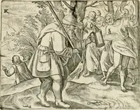 Picture 40 of 80 from De vernieuwde gulden winckel der kunstliebende Nederlanders : waer in den mensche door poëtische, historische en morale leeringen, vertoont wort, hoedanigh hy zijn leven, handel ende wandel, zedighlijck, eerbaerlijck en vermakelijck sal overbrengen : hier is by ghevoeght het tweede deel, waer in 't vvelvaren der vereenighde Nederlanden, en de droeve vvtvaert van Henricus de Grote, coningh van Vranckrijck en Navarre, &c. : nessens andere stichtelijcke dinghen, den konst-beminders worden voor oogen ghestelt (1622), leaf 83