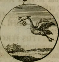 An illustration from Devises et emblemes anciennes & modernes, tirées des plus celebres auteurs, oder, Emblematische Gemüths-Vergnügung : bey Betrachtung siben hundert und funffzehen der curieusesten und ergötzlichen Sinn-Bildern, mit ihren zuständigen teutsch-lateinisch-französisch- und italianischen Beyschrifften (1695)
