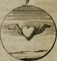An illustration from Devises et emblemes anciennes & modernes, tirées des plus celebres auteurs, oder, Emblematische Gemüths-Vergnügung : bey Betrachtung siben hundert und funffzehen der curieusesten und ergötzlichen Sinn-Bildern, mit ihren zuständigen teutsch-lateinisch-französisch- und italianischen Beyschrifften (1695)
