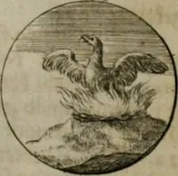 An illustration from Devises et emblemes anciennes & modernes, tirées des plus celebres auteurs, oder, Emblematische Gemüths-Vergnügung : bey Betrachtung siben hundert und funffzehen der curieusesten und ergötzlichen Sinn-Bildern, mit ihren zuständigen teutsch-lateinisch-französisch- und italianischen Beyschrifften (1695)