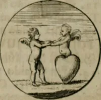 An illustration from Devises et emblemes anciennes & modernes, tirées des plus celebres auteurs, oder, Emblematische Gemüths-Vergnügung : bey Betrachtung siben hundert und funffzehen der curieusesten und ergötzlichen Sinn-Bildern, mit ihren zuständigen teutsch-lateinisch-französisch- und italianischen Beyschrifften (1695)