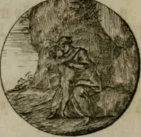 An illustration from Devises et emblemes anciennes & modernes, tirées des plus celebres auteurs, oder, Emblematische Gemüths-Vergnügung : bey Betrachtung siben hundert und funffzehen der curieusesten und ergötzlichen Sinn-Bildern, mit ihren zuständigen teutsch-lateinisch-französisch- und italianischen Beyschrifften (1695)