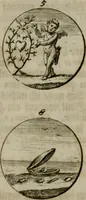 An illustration from Devises et emblemes anciennes & modernes, tirées des plus celebres auteurs, oder, Emblematische Gemüths-Vergnügung : bey Betrachtung siben hundert und funffzehen der curieusesten und ergötzlichen Sinn-Bildern, mit ihren zuständigen teutsch-lateinisch-französisch- und italianischen Beyschrifften (1695)